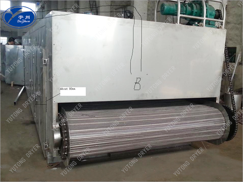 DWF series air jet belt dryer