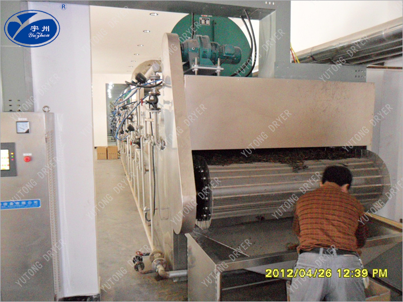 大蒜片、辣椒及蔬菜干燥帶式干燥機(jī)